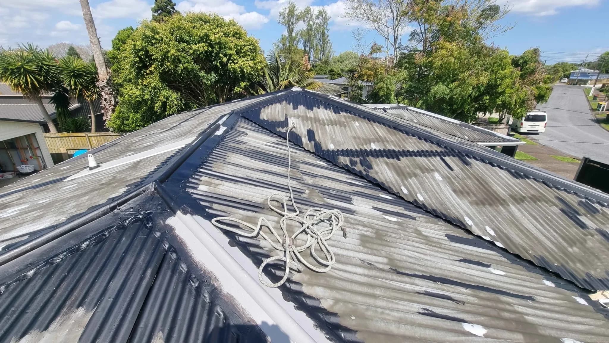 Roof restoration Auckland — before